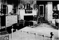 An illustration from The room beautiful; a collection of interior illustrations showing decoration and furnishing details of the important furnishing periods (1915)