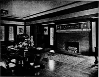 An illustration from The room beautiful; a collection of interior illustrations showing decoration and furnishing details of the important furnishing periods (1915)