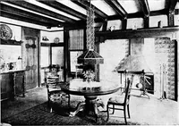 Picture 210 of 286 from The room beautiful; a collection of interior illustrations showing decoration and furnishing details of the important furnishing periods (1915), leaf 215
