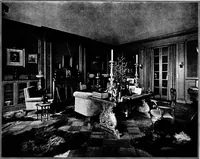An illustration from The room beautiful; a collection of interior illustrations showing decoration and furnishing details of the important furnishing periods (1915)