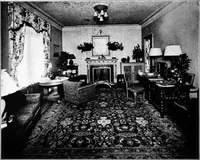 An illustration from The room beautiful; a collection of interior illustrations showing decoration and furnishing details of the important furnishing periods (1915)