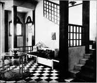An illustration from The room beautiful; a collection of interior illustrations showing decoration and furnishing details of the important furnishing periods (1915)