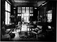 An illustration from The room beautiful; a collection of interior illustrations showing decoration and furnishing details of the important furnishing periods (1915)