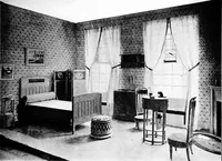 An illustration from The room beautiful; a collection of interior illustrations showing decoration and furnishing details of the important furnishing periods (1915)