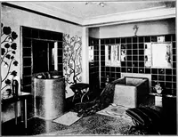 An illustration from The room beautiful; a collection of interior illustrations showing decoration and furnishing details of the important furnishing periods (1915)