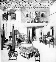 An illustration from The room beautiful; a collection of interior illustrations showing decoration and furnishing details of the important furnishing periods (1915)