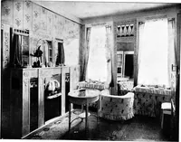 An illustration from The room beautiful; a collection of interior illustrations showing decoration and furnishing details of the important furnishing periods (1915)