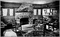 An illustration from The room beautiful; a collection of interior illustrations showing decoration and furnishing details of the important furnishing periods (1915)