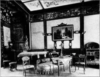 An illustration from The room beautiful; a collection of interior illustrations showing decoration and furnishing details of the important furnishing periods (1915)