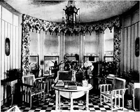 An illustration from The room beautiful; a collection of interior illustrations showing decoration and furnishing details of the important furnishing periods (1915)