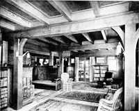 An illustration from The room beautiful; a collection of interior illustrations showing decoration and furnishing details of the important furnishing periods (1915)