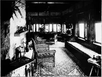 An illustration from The room beautiful; a collection of interior illustrations showing decoration and furnishing details of the important furnishing periods (1915)