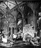 Picture 29 of 286 from The room beautiful; a collection of interior illustrations showing decoration and furnishing details of the important furnishing periods (1915), leaf 35