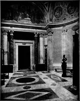 An illustration from The room beautiful; a collection of interior illustrations showing decoration and furnishing details of the important furnishing periods (1915)
