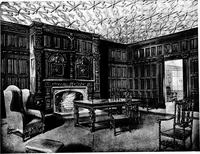 An illustration from The room beautiful; a collection of interior illustrations showing decoration and furnishing details of the important furnishing periods (1915)