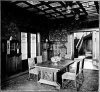 Picture 54 of 286 from The room beautiful; a collection of interior illustrations showing decoration and furnishing details of the important furnishing periods (1915), leaf 60