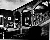 An illustration from The room beautiful; a collection of interior illustrations showing decoration and furnishing details of the important furnishing periods (1915)