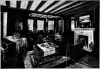 An illustration from The room beautiful; a collection of interior illustrations showing decoration and furnishing details of the important furnishing periods (1915)