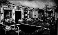An illustration from The room beautiful; a collection of interior illustrations showing decoration and furnishing details of the important furnishing periods (1915)