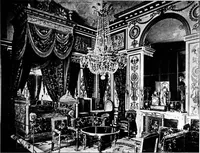 An illustration from The room beautiful; a collection of interior illustrations showing decoration and furnishing details of the important furnishing periods (1915)
