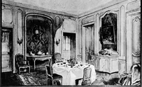 An illustration from The room beautiful; a collection of interior illustrations showing decoration and furnishing details of the important furnishing periods (1915)