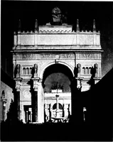 An illustration from The art of the exposition : personal impressions of the architecture, sculpture, mural decorations, color scheme & other aesthetic aspects of the Panama-Pacific International Exposition (1915)