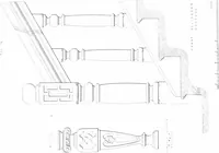 An illustration from Specimens of staircases and handrails of the age of Queen Elizabeth (1860)