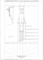 An illustration from Specimens of staircases and handrails of the age of Queen Elizabeth (1860)