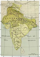 An illustration from Historical atlas of India, for the use of high schools, colleges and private students (1907)