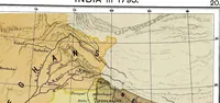 An illustration from Historical atlas of India, for the use of high schools, colleges and private students (1907)