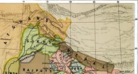 An illustration from Historical atlas of India, for the use of high schools, colleges and private students (1907)