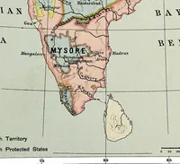 Picture 21 of 21 from Historical atlas of India, for the use of high schools, colleges and private students (1907), leaf 37