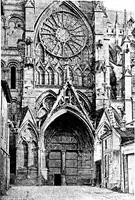 An illustration from Summer holidays among the glories of France, her cathedrals and churches (1902)