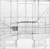 An illustration from Wacker's manual of the plan of Chicago; municipal economy (1911)