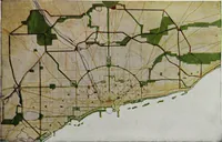 An illustration from Wacker's manual of the plan of Chicago: municipal economy. Especially prepared for study in the schools of Chicago., auspices of the Chicago Plan Commission .. (1920)