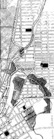 An illustration from The city plan of Flint, Michigan, including the reports of John Nolen, city planner, and Bion J. Arnold, transportation engineer, as approved by the City planning board and accepted by the Common council. George C. Kellar, mayor. Frank D. King, city clerk (1920)