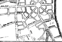 An illustration from Town planning in Madras : a review of the conditions and requirements of city improvement and development in the Madras Presidency (1918)