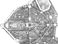 An illustration from Town planning in Madras : a review of the conditions and requirements of city improvement and development in the Madras Presidency (1918)