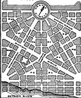 An illustration from Town planning in Madras : a review of the conditions and requirements of city improvement and development in the Madras Presidency (1918)