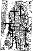 An illustration from Town planning in Madras : a review of the conditions and requirements of city improvement and development in the Madras Presidency (1918)