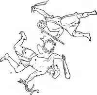 An illustration from The stars and their stories; a book for young people (1913)