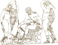 Picture 37 of 81 from Myths of the Odyssey in art and literature (1882), leaf 212