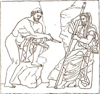 An illustration from Myths of the Odyssey in art and literature (1882)