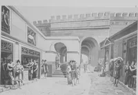 Picture 2 of 55 from Pompei past and present; its principal monuments as they are and as they used to be, reproduced and restored from photographs and original sketches (1905), leaf 10