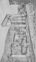An illustration from Pompei past and present; its principal monuments as they are and as they used to be, reproduced and restored from photographs and original sketches (1905)