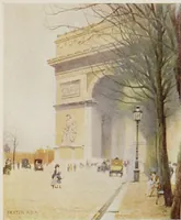 An illustration from A wanderer in Paris (1921)