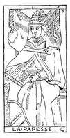 An illustration from Absolute key to occult science. The tarot of the Bohemians. The most ancient book in the world. For the exclusive use of initiates (1892)