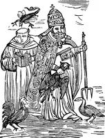 Picture 4 of 24 from Magicon: wonderful prophecies concerning popery and its impending overthrow and fall, together with predictions relative to America, the end of the world and the formation of the new earth, ... with twenty-four magic figures (1869), leaf 44