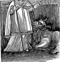 Picture 17 of 24 from Magicon: wonderful prophecies concerning popery and its impending overthrow and fall, together with predictions relative to America, the end of the world and the formation of the new earth, ... with twenty-four magic figures (1869), leaf 96