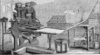 An illustration from A short history of the art of printing in England (1877)